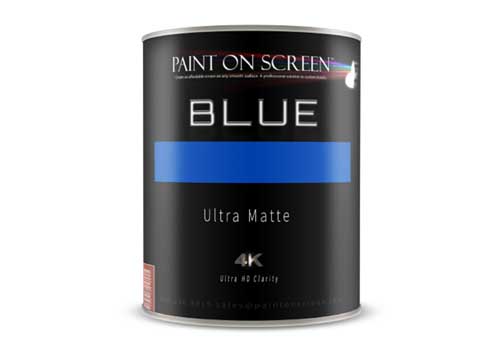 PaintOnScreen Chroma Key Blue Paint-{(ln)IṤͶӰĻ